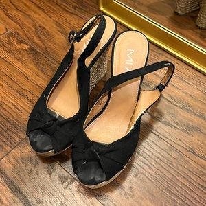 Mia Black Wedge 7M